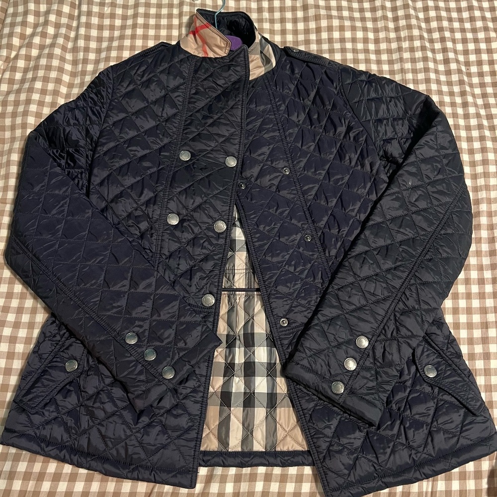 Kid's Burberry Quilted Coat